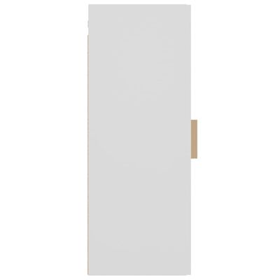 vidaXL Armário de parede suspenso 34,5x34x90 cm branco