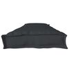 vidaXL Conjunto de Almofadas para Palete 2 pcs Preto 180 x 40 x 8 cm