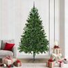 vidaXL &Aacute;rvore de Natal com 300 LEDs com suporte Verde 210 cm PE