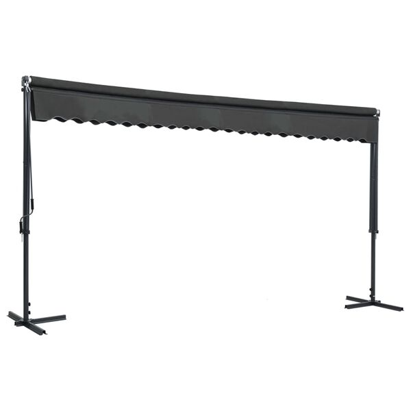 vidaXL Toldo de p&eacute; 500x300 cm antracite