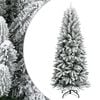 vidaXL &Aacute;rvores de Natal Branco quente PVC, Pl&aacute;stico, A&ccedil;o e PE