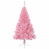 vidaXL &Aacute;rvore de Natal Artificial Pr&eacute;-iluminada Rosa 120 cm PVC