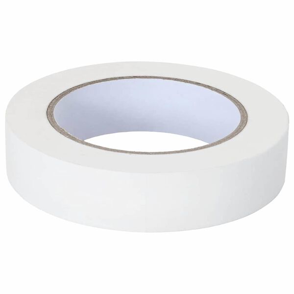 vidaXL Fitas de M&aacute;scara para Pintores 50 pcs Branco 25mm x 50m Papel