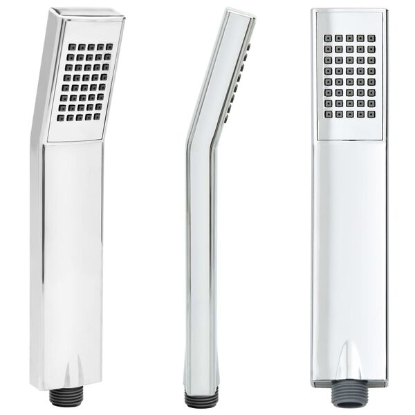 vidaXL Cabe&ccedil;a de chuveiro de m&atilde;o cromado