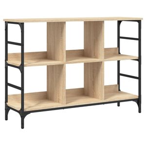 vidaXL Aparador Carvalho Sonoma 102x32x73,5 cm Madeira Engenheirada