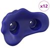 vidaXL Agarras de Escalada 12 unid. Azul 100 x 67 x 43 mm PP