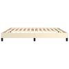 vidaXL Estrutura de cama 160x200 cm couro artificial cor crème