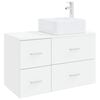 vidaXL Conjunto de M&oacute;veis para Banheiro 2 unid. Branco