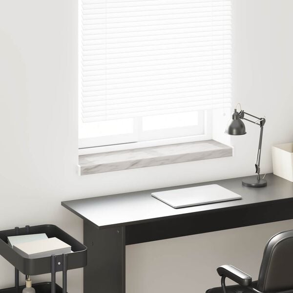 vidaXL Soleira de Janela Texto de M&aacute;rmore -enure 60 x 20 x 4,5 cm PVC