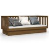 vidaXL Sof&aacute;-cama 90x190 cm madeira de pinho maci&ccedil;a castanho mel