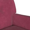 vidaXL Banco Chesterfield Vinho Vermelho 112 x 65.5 x 75 cm Veludo