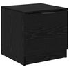 vidaXL Arm&aacute;rio de cama com gaveta 2 pcs Carvalho Preto 40 x 39 x 40cm