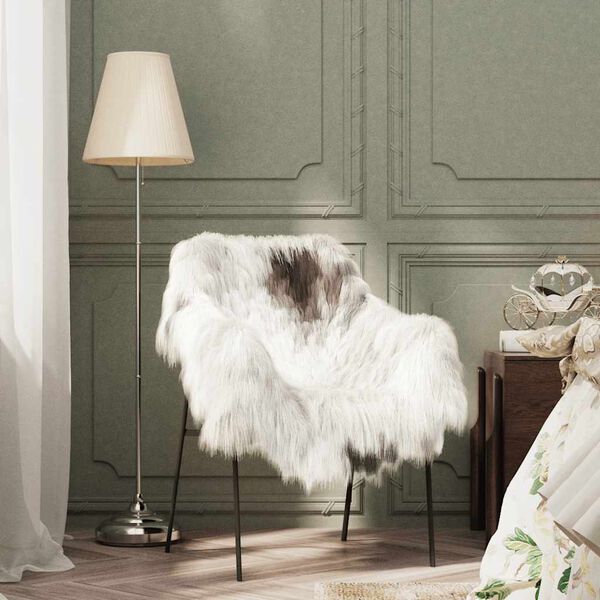 vidaXL Pele de ovelha (60-70)x(90-100) cm multicolor