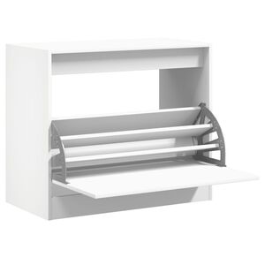 vidaXL Sapateira 80x42x69 cm derivados de madeira branco