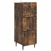 vidaXL Gabinete de Gavetas Carvalho Fumado 33 x 34,5 x 92 cm