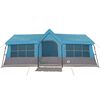 vidaXL Barraca Familiar com telhado Azul e Cinza 622 x 295 x 238 cm