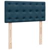 vidaXL Cama boxspring com colch&atilde;o 90x190 cm veludo azul
