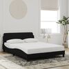 vidaXL Estrutura de cama Dover 120x200 cm veludo preto