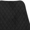 vidaXL Cadeiras de jantar 4 pcs veludo preto