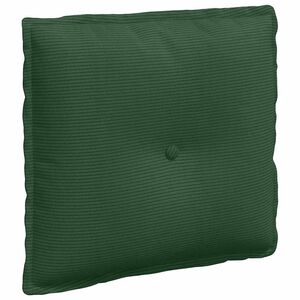 vidaXL Travesseiro para Costas Verde Selva 50 x 45 cm