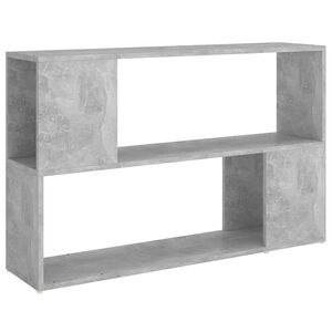 vidaXL Estante 100x24x63 cm derivados de madeira cinzento cimento