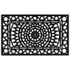 vidaXL Tapete de porta retangular 45x75 cm borracha