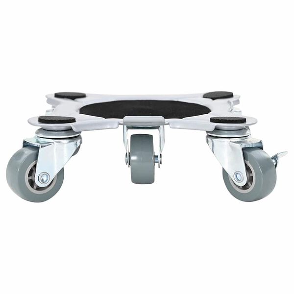 vidaXL Rolos para m&oacute;veis 4 pe&ccedil;as com elevador 15,5x15,5x5,5 cm A&ccedil;o 1000 kg
