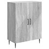 vidaXL Buffet Sonoma Cinzento 66 x 34,5 x 89,5 cm Derivados de Madeira