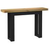 vidaXL Mesa consola NOAIN pernas em forma de U 120x30x75 cm