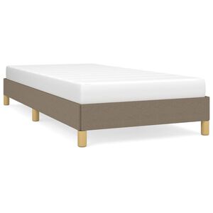 vidaXL Estrutura de cama sem colchão 80x200 cm tecido cinzento