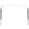 vidaXL Toldo em 4 arcos Bimini 243x(230-244)x137 cm branco