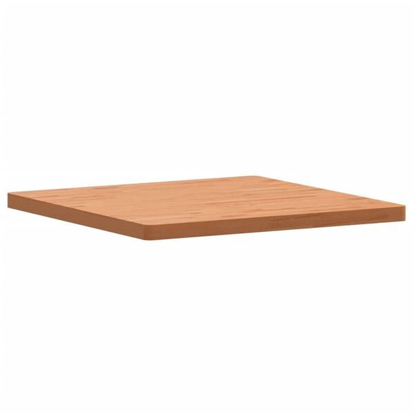 vidaXL Tampo de mesa quadrado 80x80x4 cm madeira de faia maci&ccedil;a