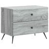 vidaXL Arm&aacute;rio de Cabeceira Sonoma Cinzento 62 x 34,5 x 47,5 cm