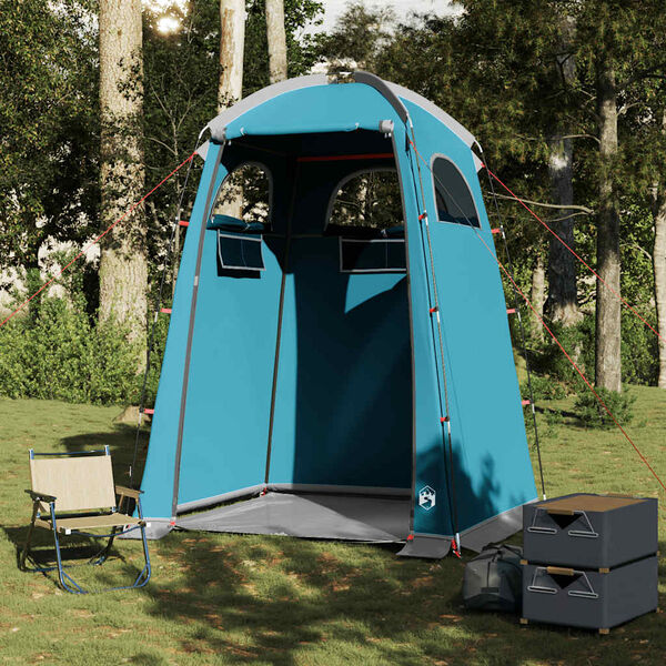 vidaXL Tenda para duche imperme&aacute;vel azul