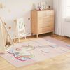 vidaXL Tapete lav&aacute;vel infantil 160x230cm unic&oacute;rnio rosa