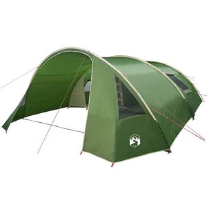 vidaXL Tenda t&uacute;nel com telhado Verde e Branco 700 x 590 x 215 cm