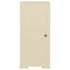 vidaXL Armário de plástico 40x43x85,5 cm design de madeira branco nata