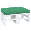 vidaXL Almofad&atilde;o para sof&aacute; de paletes 120x80x12 cm tecido verde