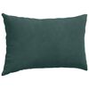 vidaXL Travesseiros de Sof&aacute; 2 pcs Verde-escuro 50 x 30 cm