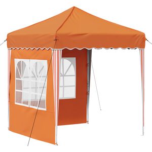 vidaXL Tenda de Festa Pop-up 195 x 195 x 245 cm Laranja Tecido Oxford
