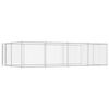 vidaXL Canil de exterior 7,6x3,8x1,9 m
