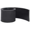 vidaXL Borda de borracha para limpa-neves 150x15x1 cm preto