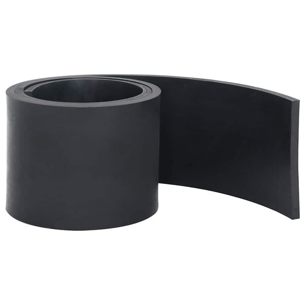 vidaXL Borda de borracha para limpa-neves 150x15x1 cm preto