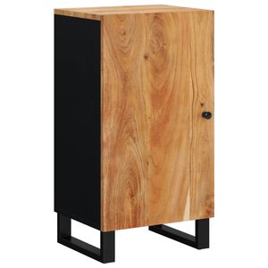 vidaXL Aparador com porta 40x31x75 cm madeira de ac&aacute;cia maci&ccedil;a