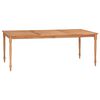vidaXL Mesa Bat&aacute;via 200x100x75 cm madeira de teca maci&ccedil;a