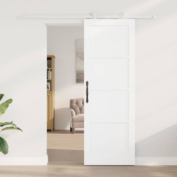 vidaXL Porta Deslizante ORKDAL Branco 73,5 x 211 cm