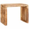 vidaXL Mesa de apoio Castanho 60 x 35 x 46 cm Madeira de manga maci&ccedil;a