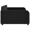 vidaXL Sof&aacute;-cama 90x190 cm veludo preto