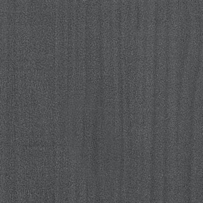 vidaXL Estante com 2 prateleiras 100x30x70 cm pinho maciço cinzento