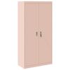 vidaXL Arm&aacute;rio de arruma&ccedil;&atilde;o Rosa 90 x 40 x 180 cm A&ccedil;o